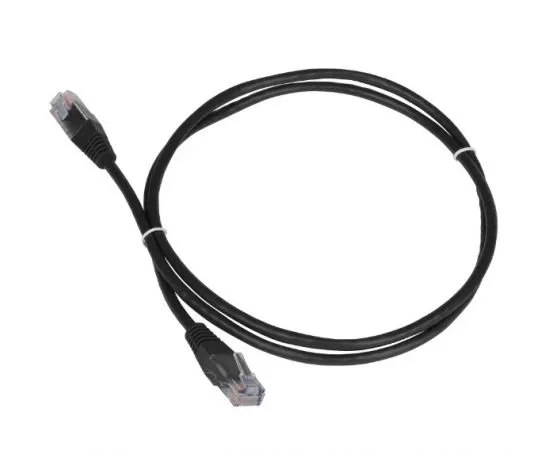 Патч-корд 10м. UTP 5e (Lanmaster) черный, медь (TWT-45-45-10-BK)