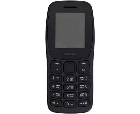 Мобильный телефон Nokia 105 DS Black (TA-1416) (SP01Z07Z1947Y)