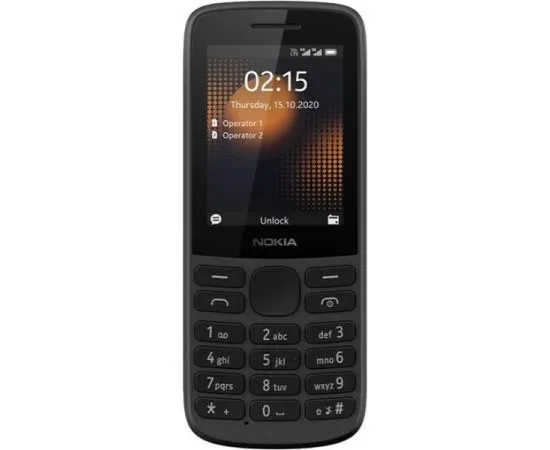 Мобильный телефон Nokia 215 4G Dual SIM Black (1GF026CPA2C01)