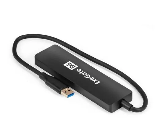 USB-разветвитель (хаб) USB3.0 -> USB3.0, 4 порта, ExeGate DUB-4P/3 (EX296928RUS), фото 2