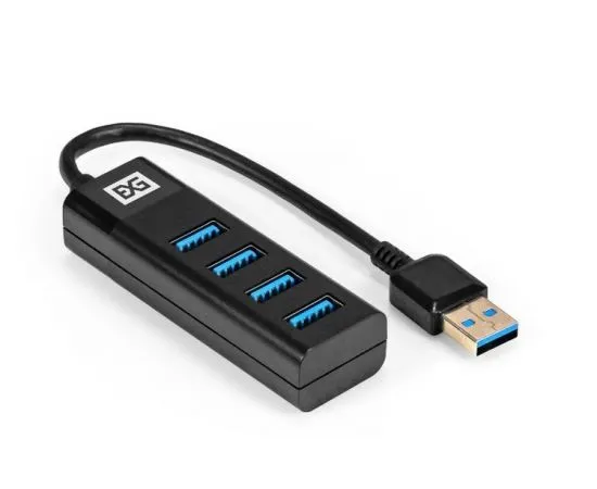 USB-разветвитель (хаб) USB3.0 -> USB3.0, 4 порта, ExeGate DUB-4TP (EX296925RUS)