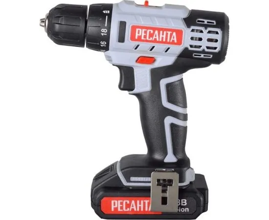 Дрель-шуруповерт Ресанта ДА-18-2ЛК (75/14/5), фото 4