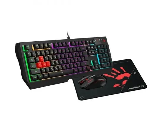 Клавиатура+мышь A4 Tech Bloody B1700 черный USB Multimedia Gamer, фото 3