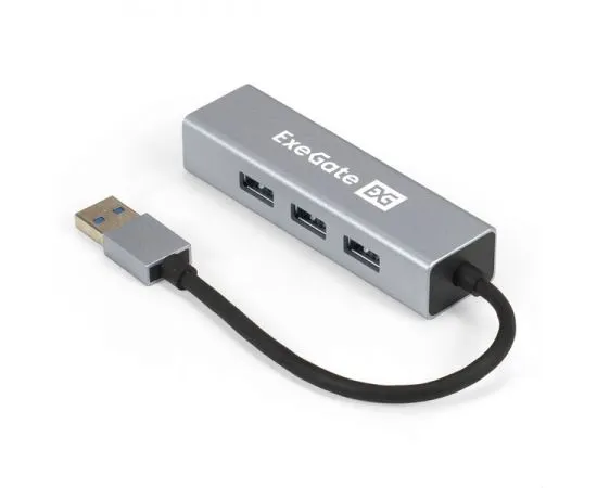 USB-разветвитель (хаб) USB3.0 -> USB3.0, 4 порта, ExeGate DUB-4 (EX293981RUS), фото 2
