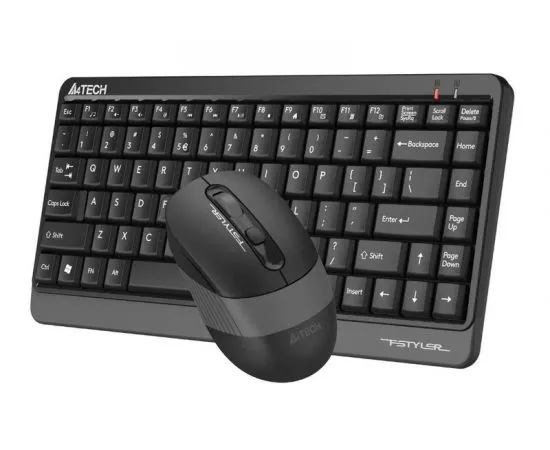 Клавиатура+мышь A4 Tech Fstyler FG1110 Multimedia, черный/серый (FG1110 GREY), фото 3