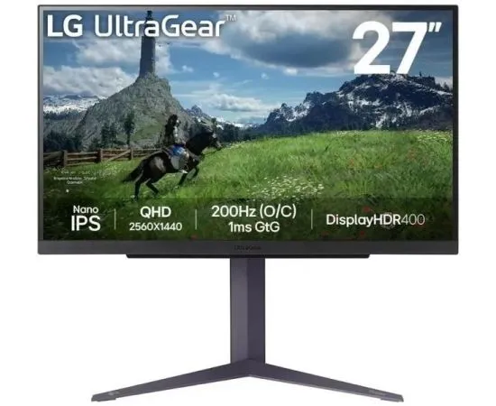 Монитор 27" LG 27GS85Q-B (27GS85Q-B.ARUZ)