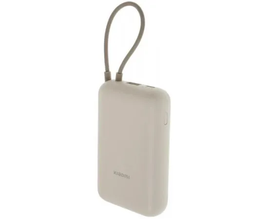 Внешний аккумулятор Xiaomi Power Bank 10000 Integrated Cable 22.5W Tan (BHR9072GL)