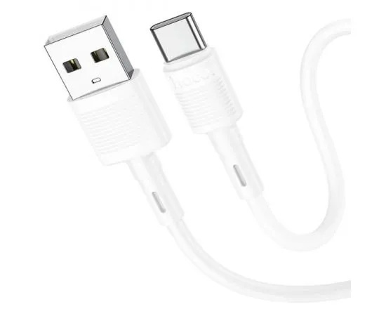 Кабель USB2.0 AM -> Type-C, 1m (HOCO) X83a Victory, белый (6931474770912), фото 2