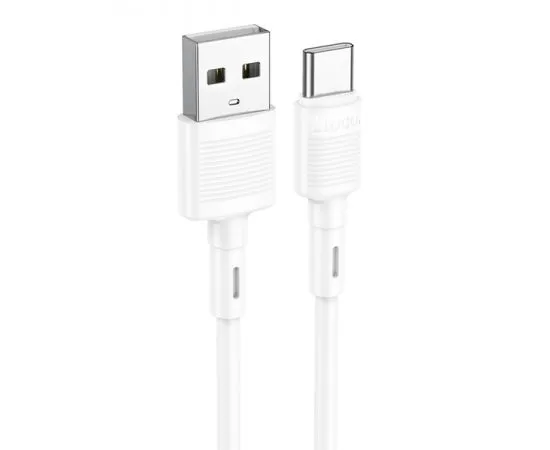 Кабель USB2.0 AM -> Type-C, 1m (HOCO) X83a Victory, белый (6931474770912)