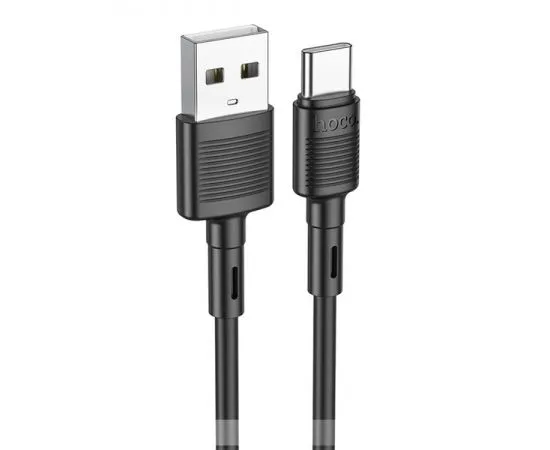 Кабель USB2.0 AM -> Type-C, 1m (HOCO) X83a Victory, черный (6931474770905)