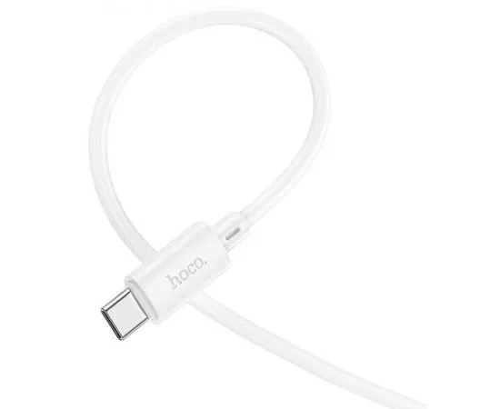 Кабель USB2.0 AM -> Type-C, 1m (HOCO) X88a Gratified, белый (6931474783356), фото 3