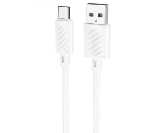 Кабель USB2.0 AM -> Type-C, 1m (HOCO) X88a Gratified, белый (6931474783356)