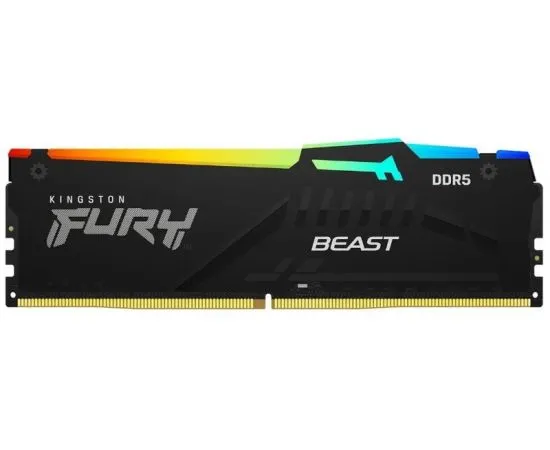 Оперативная память Kingston 32Gb DDR5-6000MHz Fury Beast RGB (KF560C36BBEA-32)