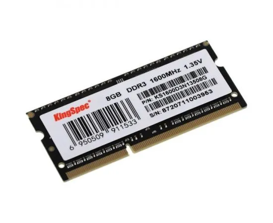 Оперативная память для ноутбука 8Gb DDR3L-1600MHz (Kingspec) (KS1600D3N13508G)