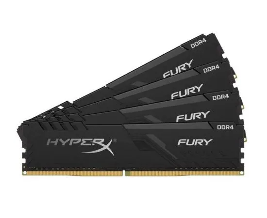 Оперативная память Kingston 4x4Gb DDR4-3200MHz HyperX Fury Black (HX432C16FB3K4/16)