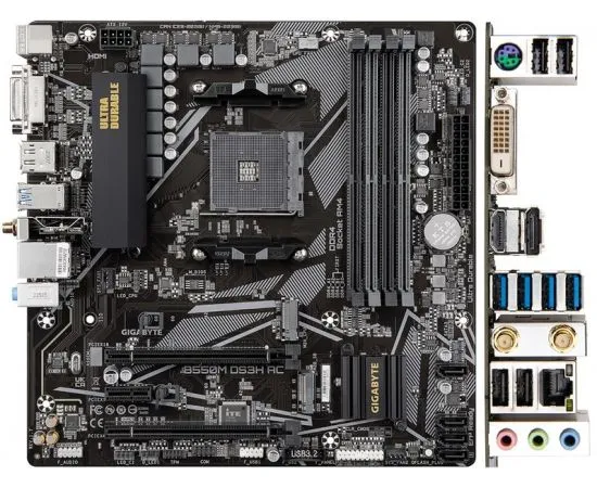 Материнская плата GIGABYTE B550M DS3H AC (V1.5/V1.7)