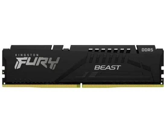 Оперативная память Kingston 16Gb DDR5-6000MHz Fury Beast Black XMP (KF560C30BB-16)