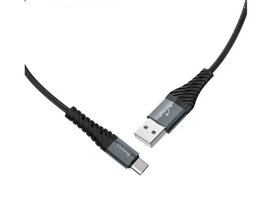 Кабель USB2.0 AM -> Type-C, 1m (HOCO) X38a Cool, черный, фото 2