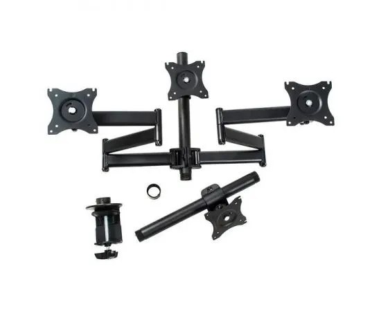 Настольное крепление для 4-х мониторов 15"-32" 4 ст.свободы, (Arm Media, LCD-T16) черный (10163), фото 5