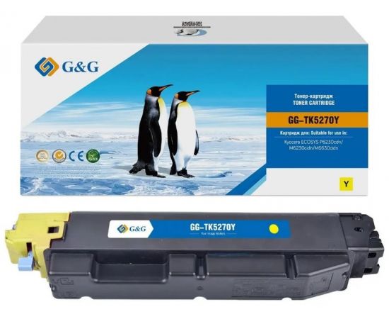 Картридж Kyocera TK-5270Y Yellow (G&G) (GG-TK-5270Y)