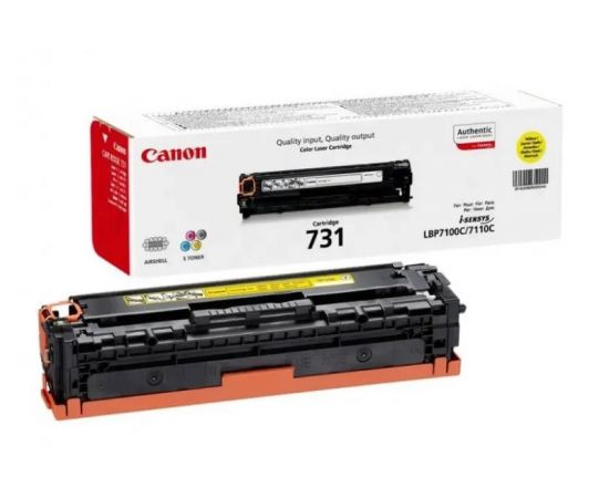 Картридж Canon 731Y (тонер-картридж желтый) Yellow (6269B002)