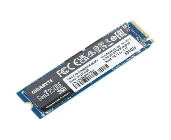 Накопитель SSD M.2 500Gb Gigabyte AORUS Gen3 2500E (G325E500G), фото 2