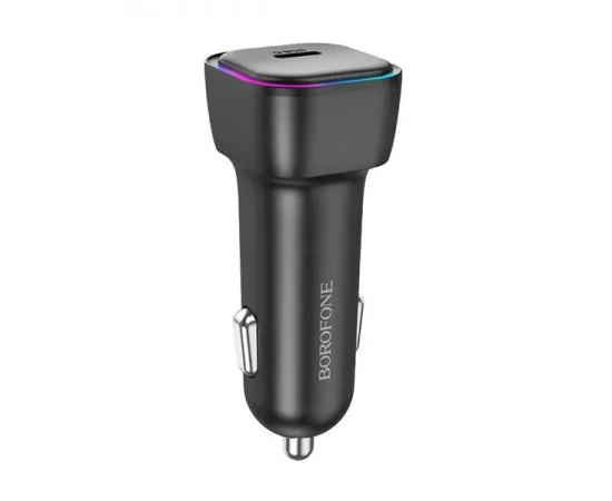 Автомобильное зарядное устройство Borofone BZ28 Trophie, USB-C, QC3.0, PD(30W), черный (6941991110788), фото 4