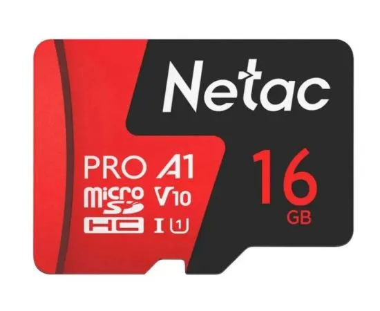 Карта памяти MicroSDHC 16Gb Class 10 UHS-I + адаптер (Netac P500 Extreme Pro) (NT02P500PRO-016G-R)