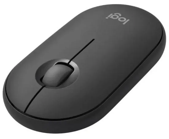 Мышь Logitech M350S Pebble 2 Graphite, серый (910-007015)