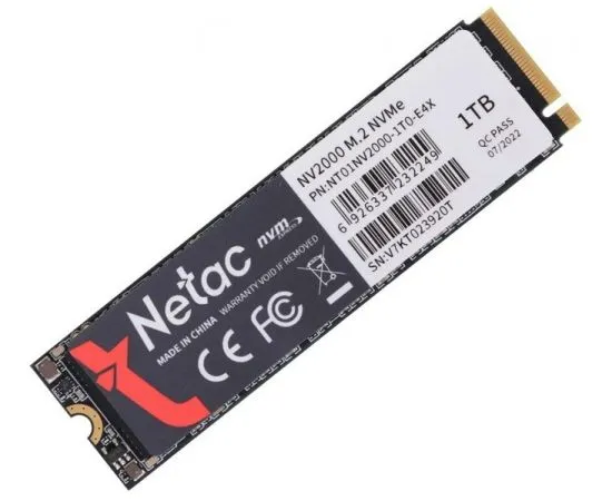Накопитель SSD M.2 1Tb Netac NV2000 (NT01NV2000-1T0-E4X)