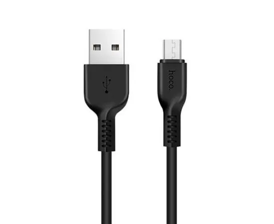 Кабель USB2.0 AM -> Micro-BM, 1m (HOCO) X13 Easy, черный (X13 BLK)