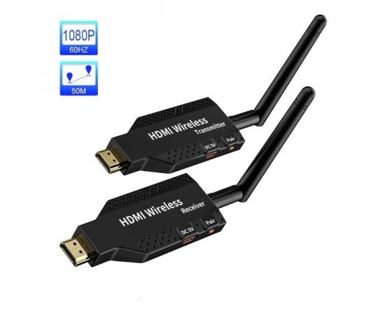 Удлинитель (extender) HDMI беспроводной ORIENT VE056 до 50м., фото 2