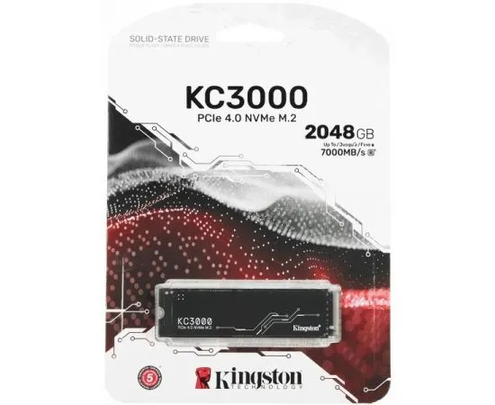 Накопитель SSD M.2 2Tb Kingston KC3000 (SKC3000D/2048G), фото 3