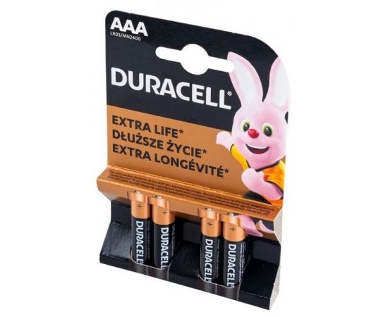 Батарейка (размер AAA, LR03) DURACELL Basic - упаковка 4шт, цена за 4шт