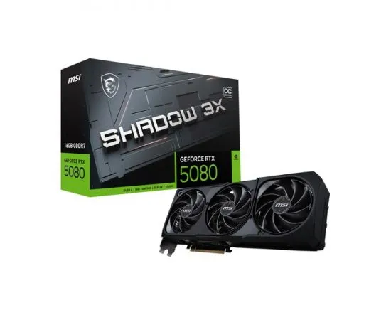 Видеокарта MSI RTX5080 16GB GDDR7 (RTX5080 SHADOW 3X OC 16GB), фото 5