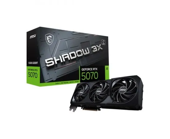 Видеокарта GeForce RTX5070 12GB GDDR7 (MSI) (RTX 5070 12G SHADOW 3X OC), фото 5