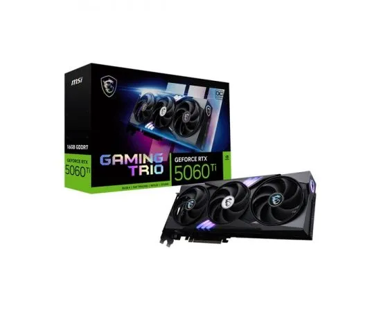 Видеокарта GeForce RTX5060TI 16GB GDDR7 (MSI GAMING TRIO OC) (602-V535-08S), фото 5