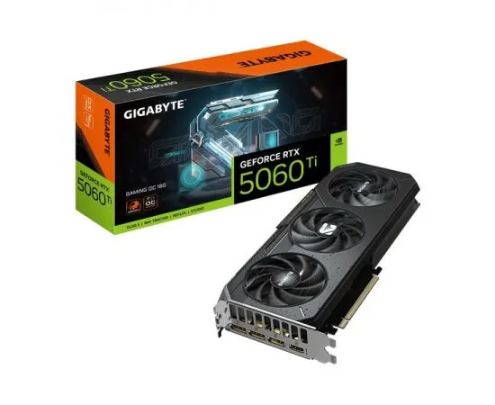 Видеокарта GeForce RTX5060TI 16GB GDDR7 (Gigabyte Gaming OC) (GV-N506TGAMING OC-16GD), фото 5