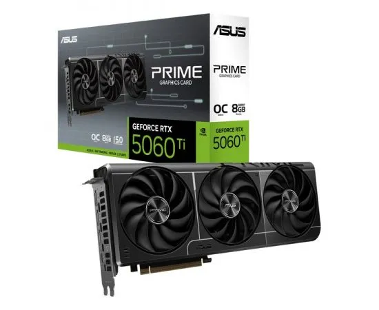 Видеокарта GeForce RTX5060TI 8GB GDDR7 (ASUS PRIME OC) (90YV0MP0-M0NA00), фото 5