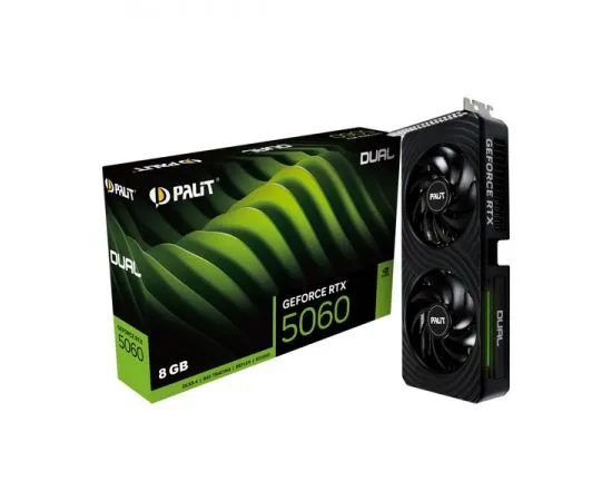 Видеокарта GeForce RTX5060 8GB GDDR7 (Palit DUAL) (NE75060019P1-GB2063D), фото 5