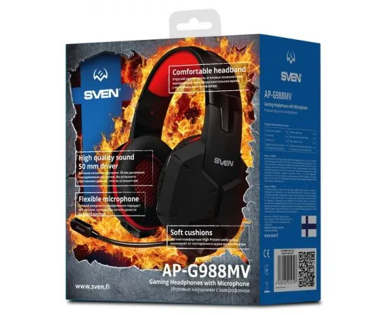 Наушники с микрофоном Sven AP-G988MV (SV-014797), фото 5