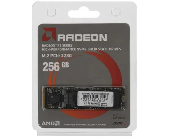 Накопитель SSD M.2 256Gb AMD Radeon R3 (R3MP30256G8)