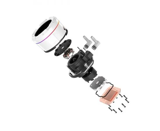 Жидкостная система охлаждения ID-Cooling SL240 XE White, фото 4