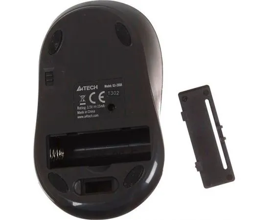 Мышь A4 Tech G3-280A Wireless черно/серый, фото 4
