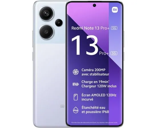 Смартфон Xiaomi Redmi Note 13 Pro+ 5G 12/512Gb White