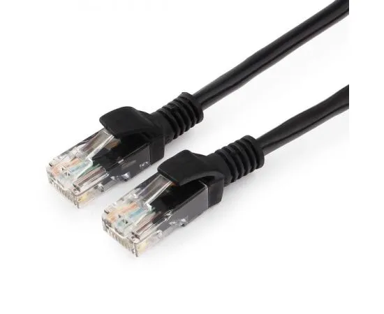 Патч-корд 3м. UTP 5e (Cablexpert) черный, медь (PP10-3M/BK)