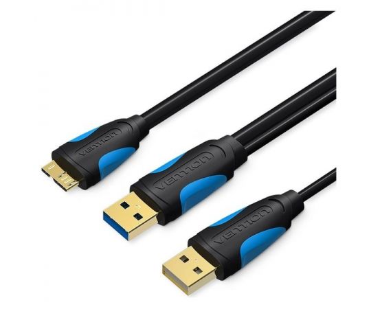 Кабель USB3.0 AM + АМ -> Micro-BM, 0.5m (Vention) (CQPBD)