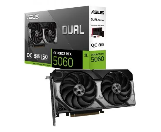 Видеокарта GeForce RTX5060 8GB GDDR7 (ASUS DUAL) (DUAL-RTX5060-O8G), фото 5