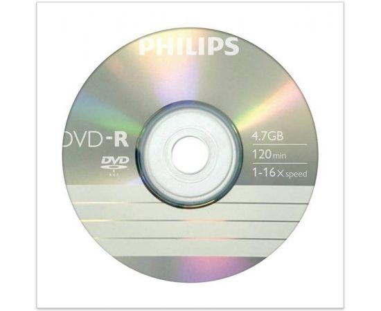 Диск DVD-R 4.7Gb Philips 16x конверт (DM4S6P01E/97)