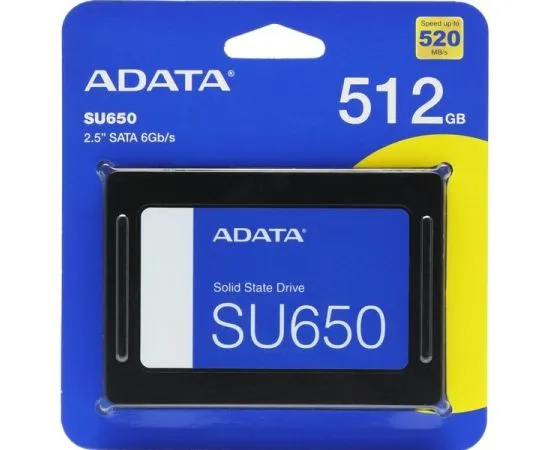 Накопитель SSD 512Gb ADATA Ultimate SU650 (ASU650SS-512GT-R), фото 3